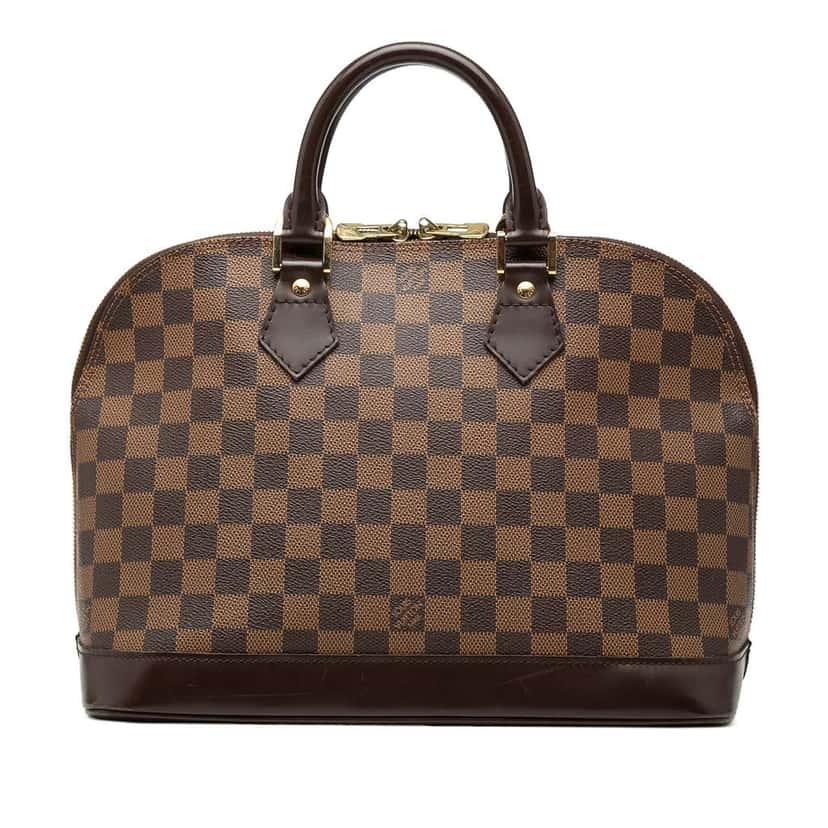 Louis Vuitton Damier Ebene Alma PM Brown Very good condition - Front View