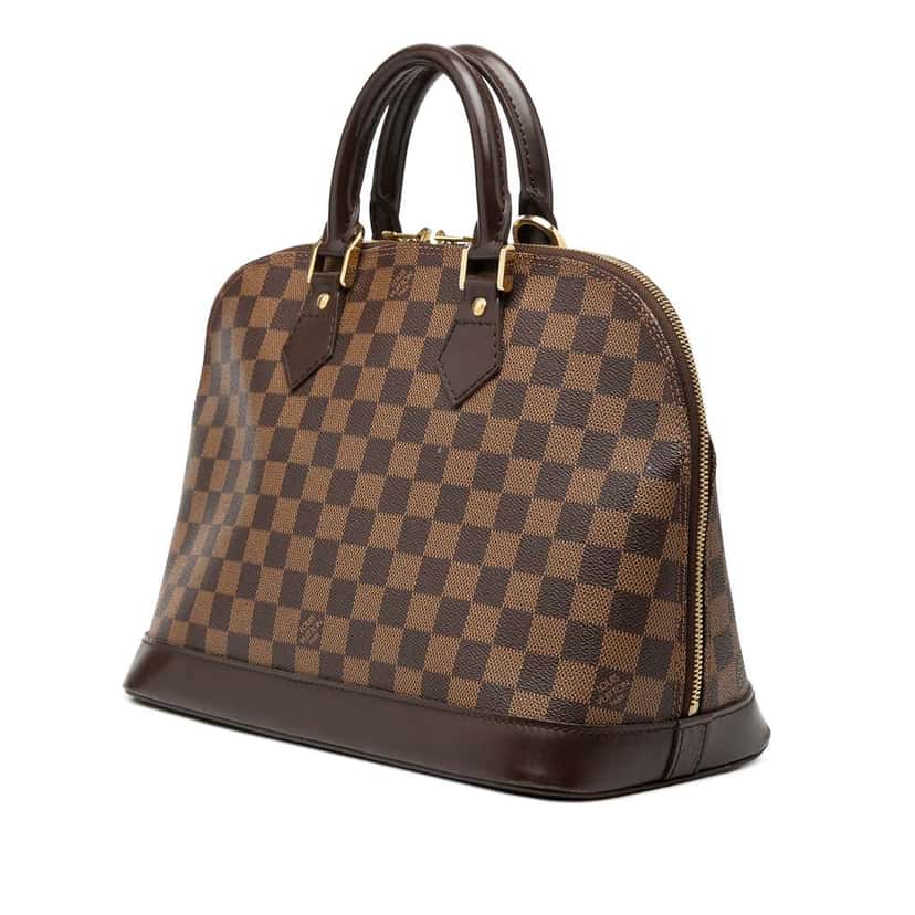 Louis Vuitton Damier Ebene Alma PM Brown Very good condition - Back View