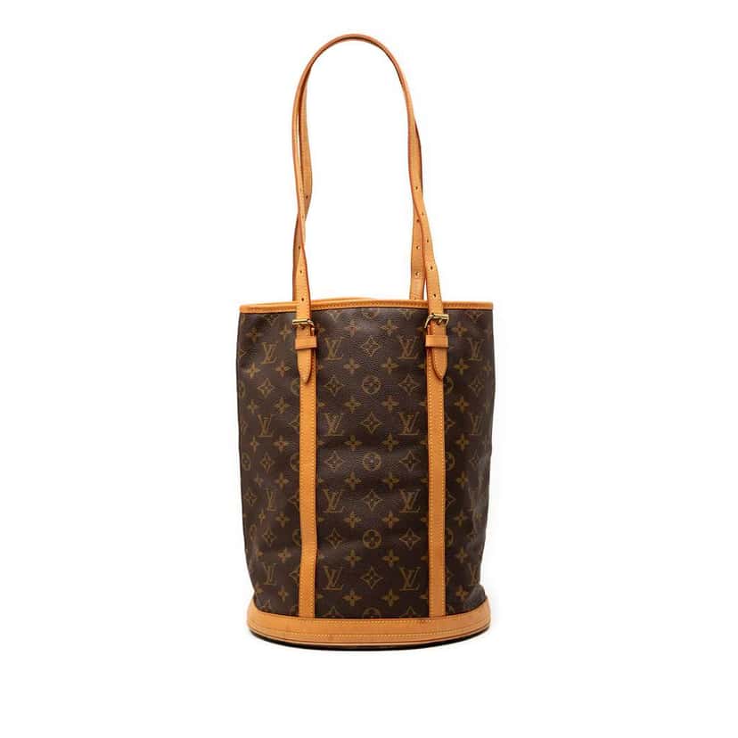 Louis Vuitton Monogram Bucket GM Brown Good condition - Front View