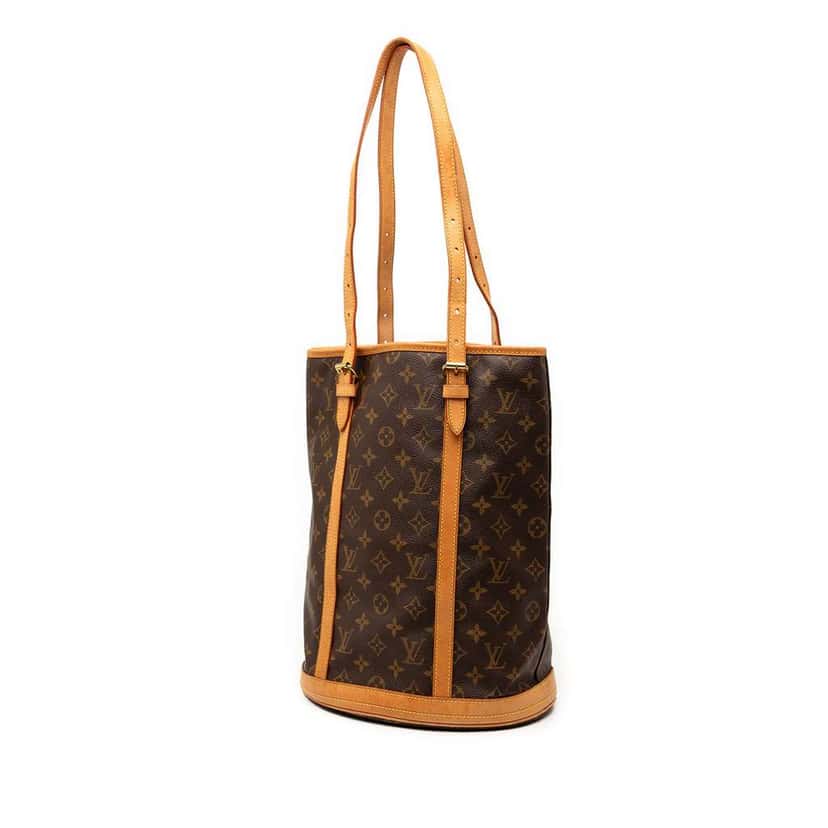Louis Vuitton Monogram Bucket GM Brown Good condition - Back View