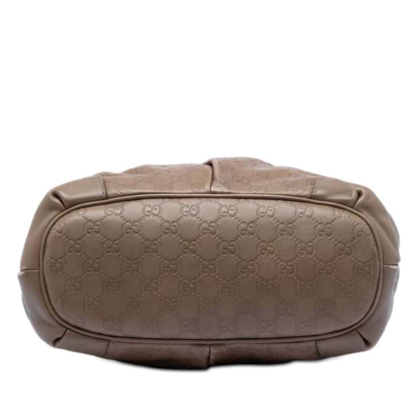 Gucci Guccissima Sukey Satchel Brown Leather Very good condition - Inside View