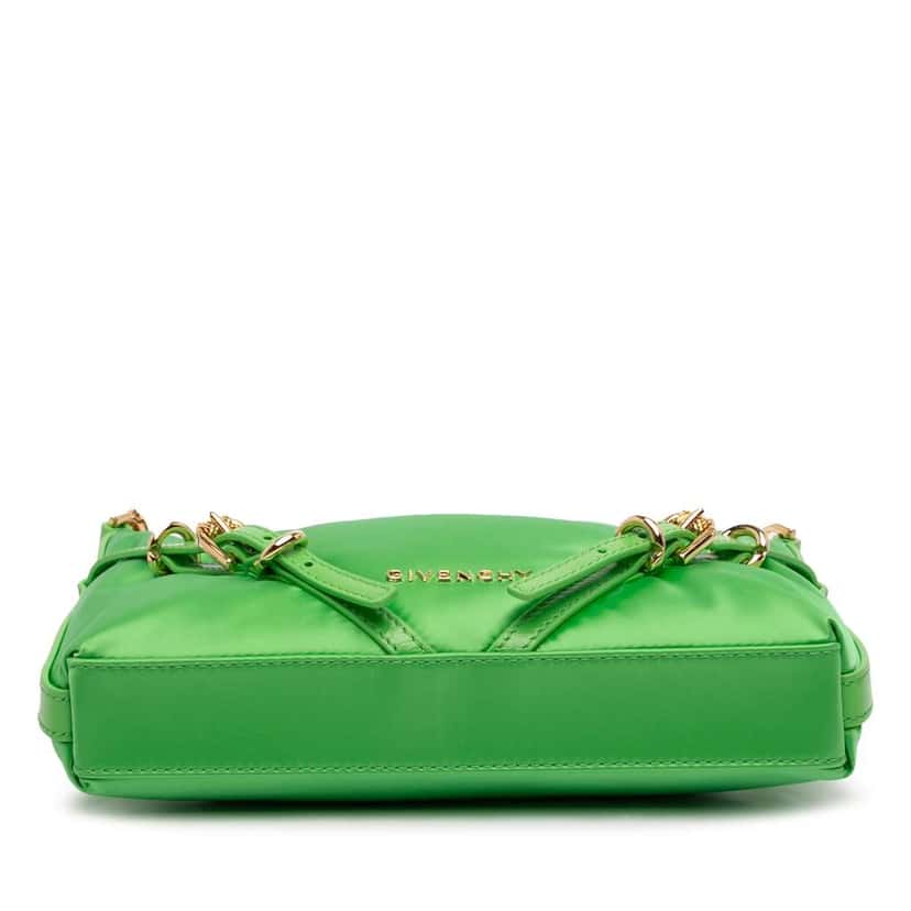 Givenchy Small Nylon Voyou Party Shoulder Bag Green Very good condition - Inside View
