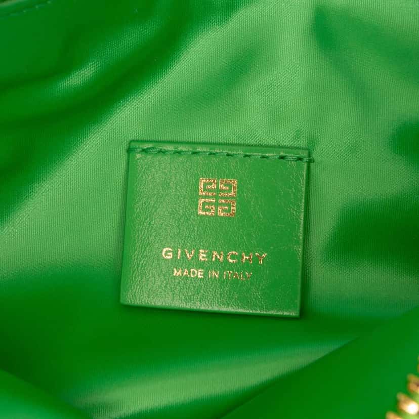 Givenchy Small Nylon Voyou Party Shoulder Bag Green Very good condition - Box View