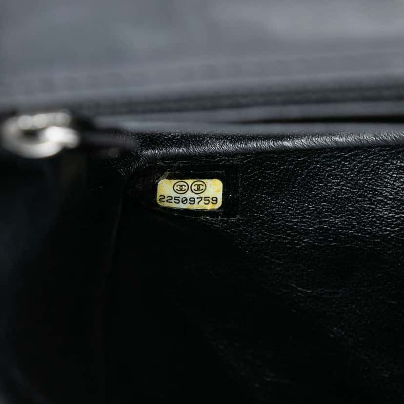 Chanel Mini Square Classic Lambskin Single Flap Black Leather Very good condition - Box View