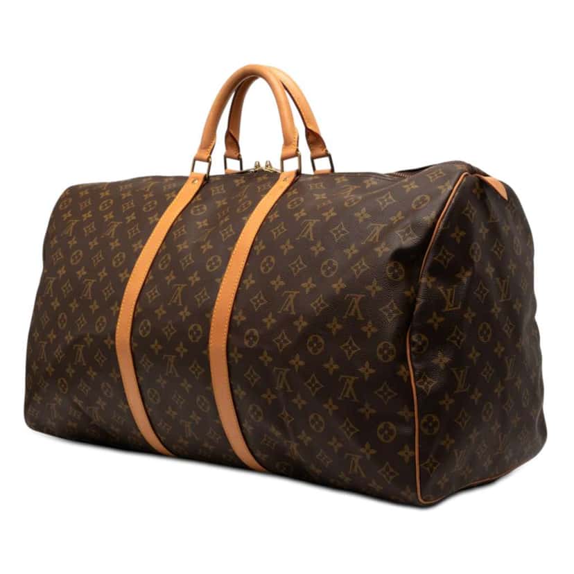 Louis Vuitton Monogram Keepall 60 Brown Very good condition - Back View