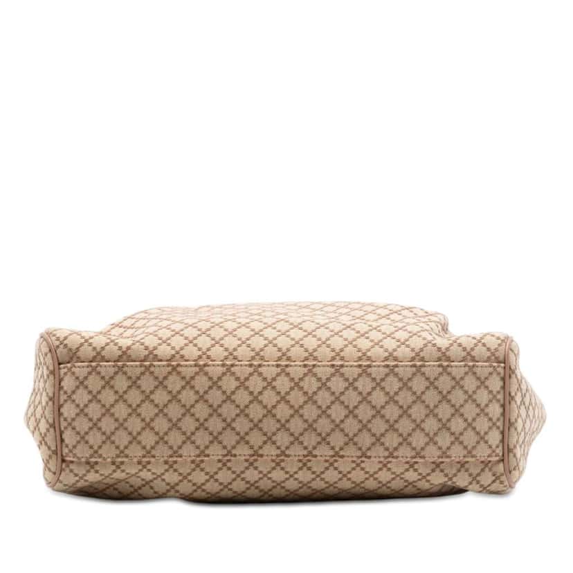 Gucci Medium Diamante Canvas Sukey Tote Beige Very good condition - Inside View