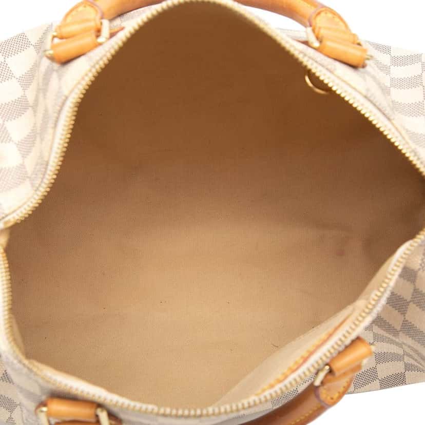 Louis Vuitton Damier Azur Speedy 30 White Very good condition - Model View