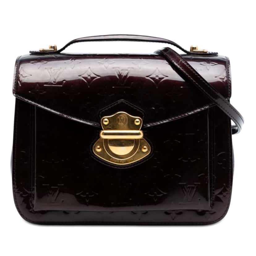 Louis Vuitton Monogram Vernis Miranda Purple Leather Very good condition - Front View