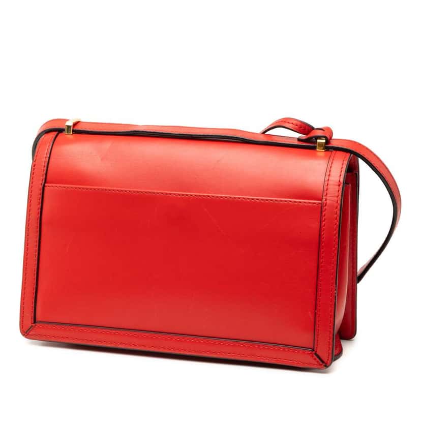 Loewe Medium Leather Barcelona Crossbody Red Leather Very good condition - Back View