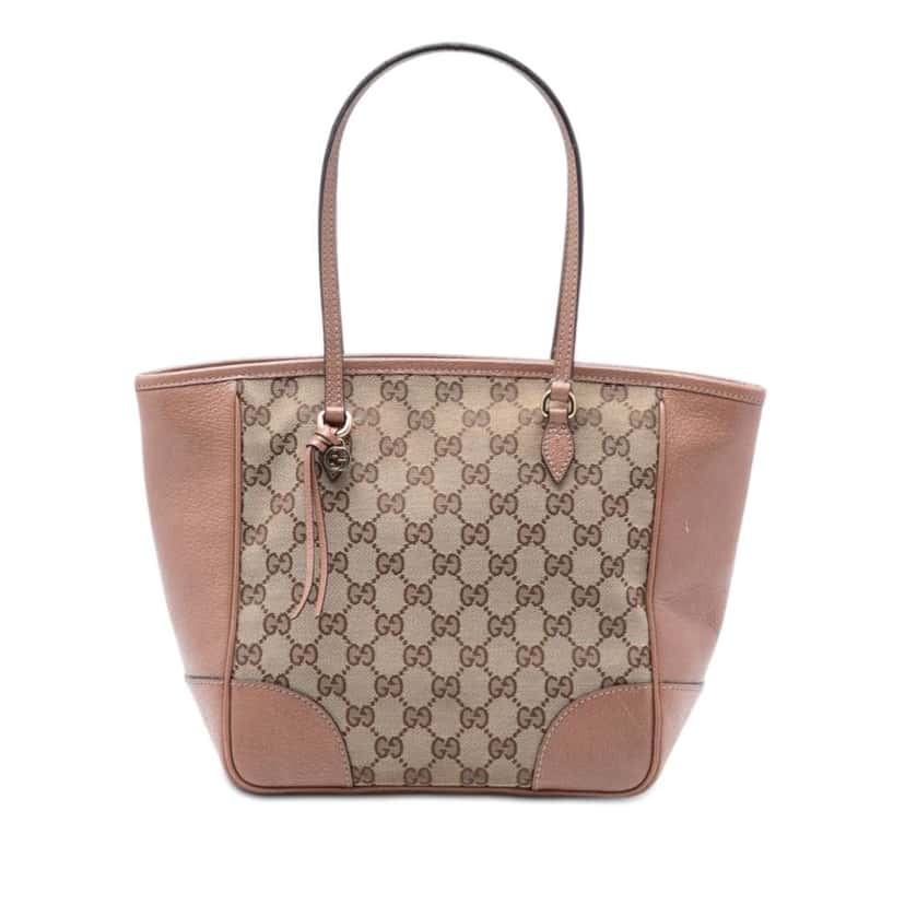 Gucci GG Canvas Bree Tote Beige Very good condition - Front View