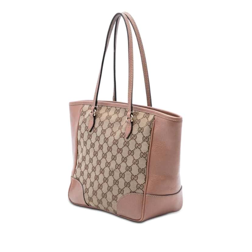 Gucci GG Canvas Bree Tote Beige Very good condition - Back View