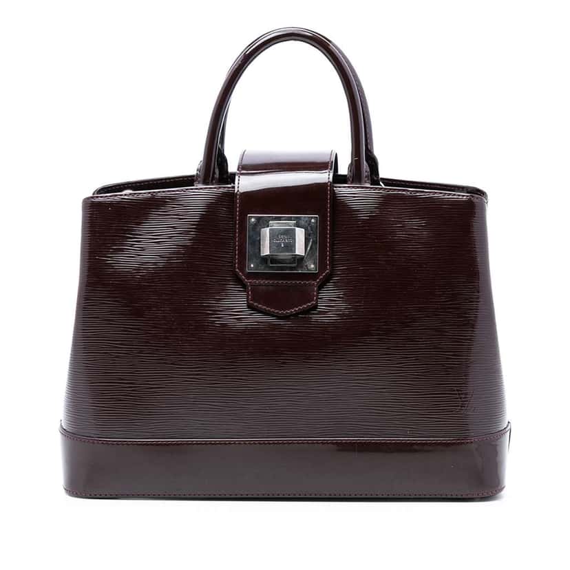 Louis Vuitton Electric Epi Mirabeau GM Purple Leather Very good condition - Front View