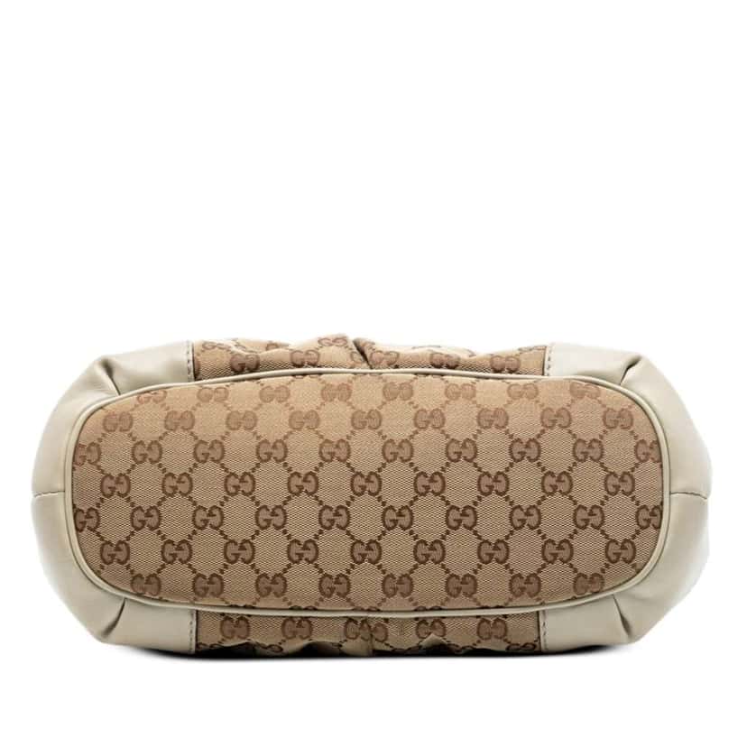 Gucci GG Canvas Sukey Satchel Beige Canvas Very good condition - Inside View