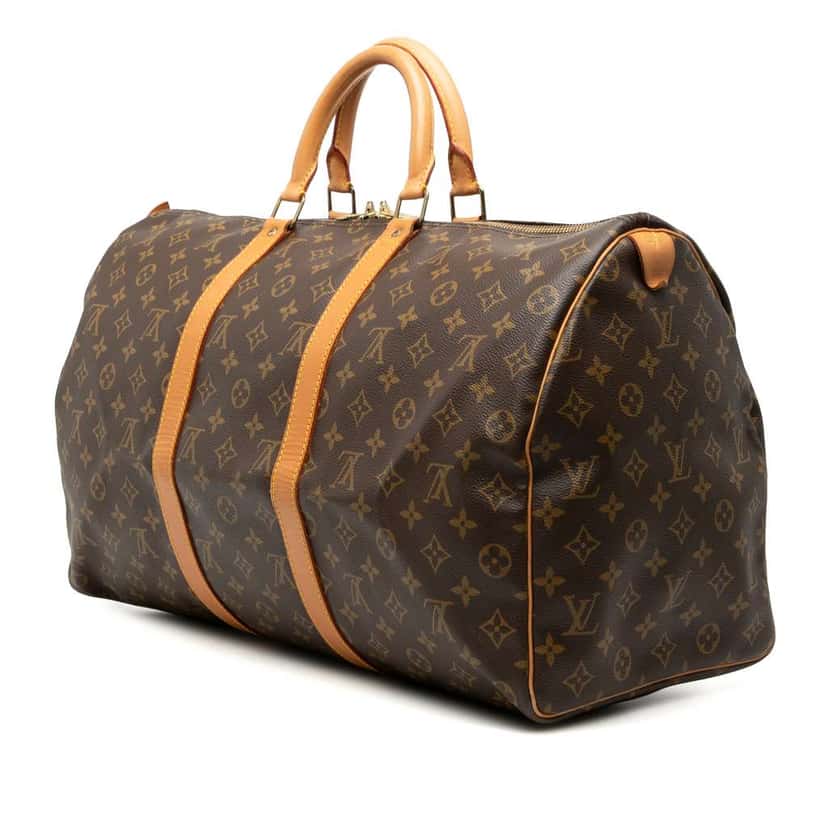 Louis Vuitton Monogram Keepall 50 Brown Very good condition - Back View