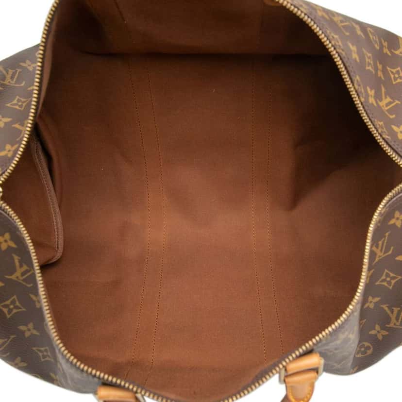 Louis Vuitton Monogram Keepall 50 Brown Very good condition - Model View