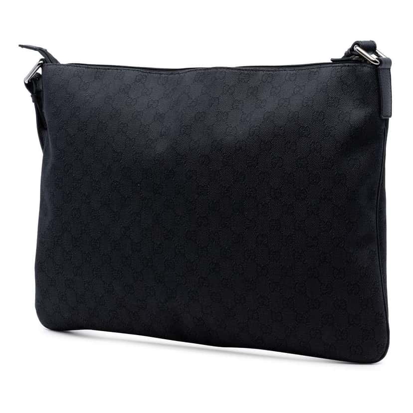 Gucci GG Denim Crossbody Black Denim Very good condition - Back View