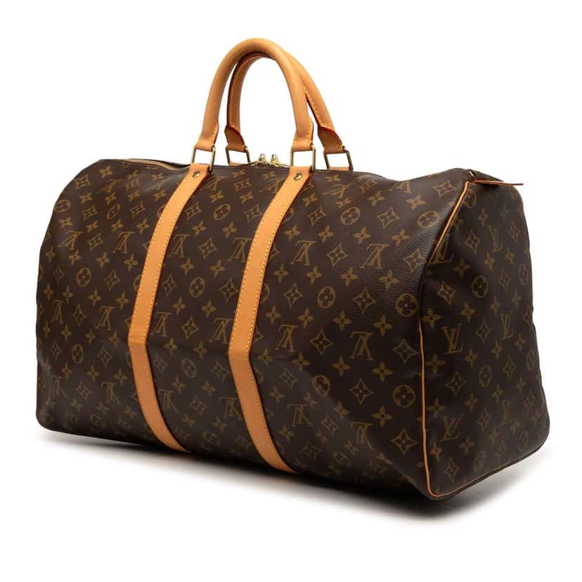 Louis Vuitton Monogram Keepall 50 Brown Very good condition - Back View