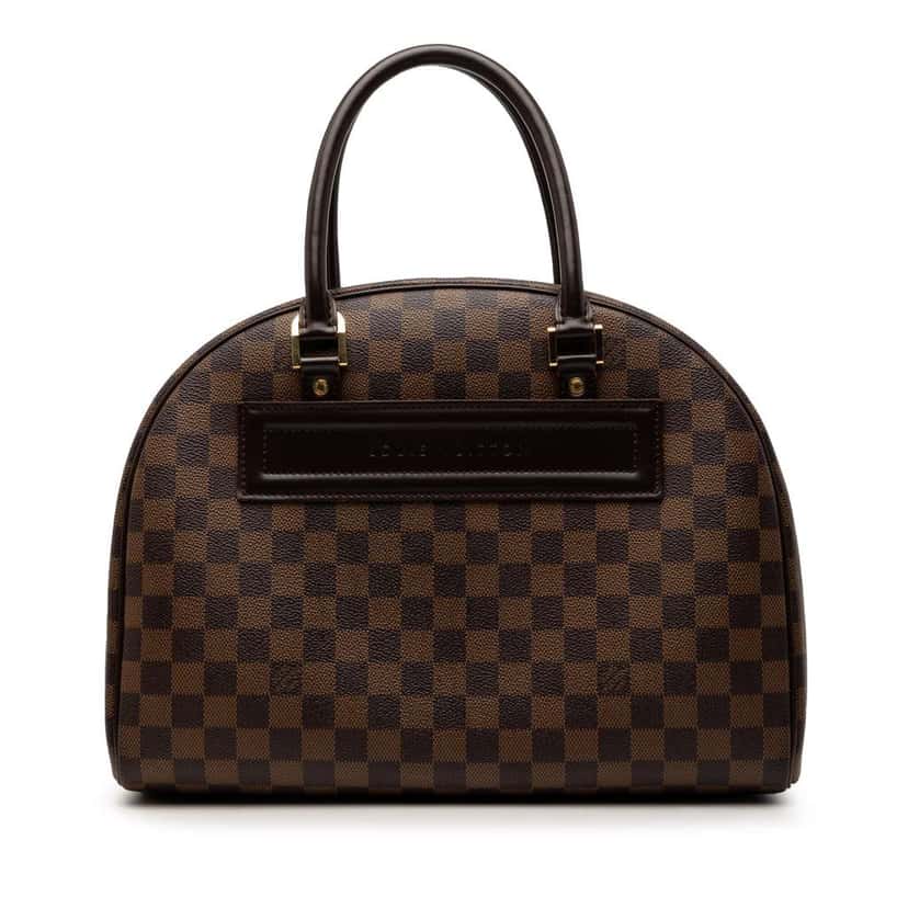 Louis Vuitton Damier Ebene Nolita Brown Good condition - Front View
