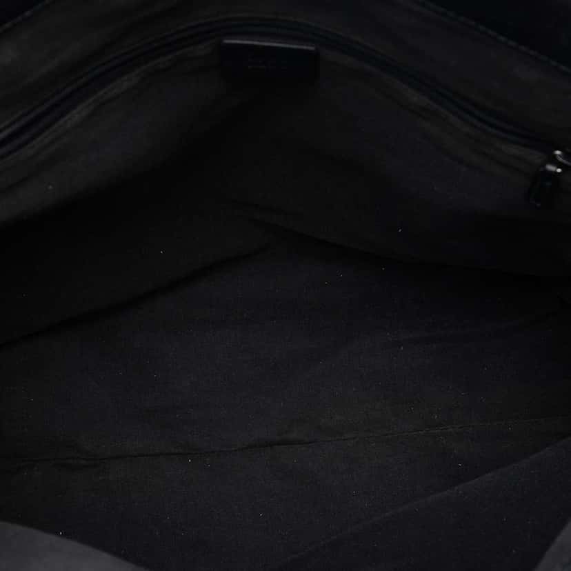 Gucci Large GG Canvas Charm Dome Satchel Black Canvas Very good condition - Model View