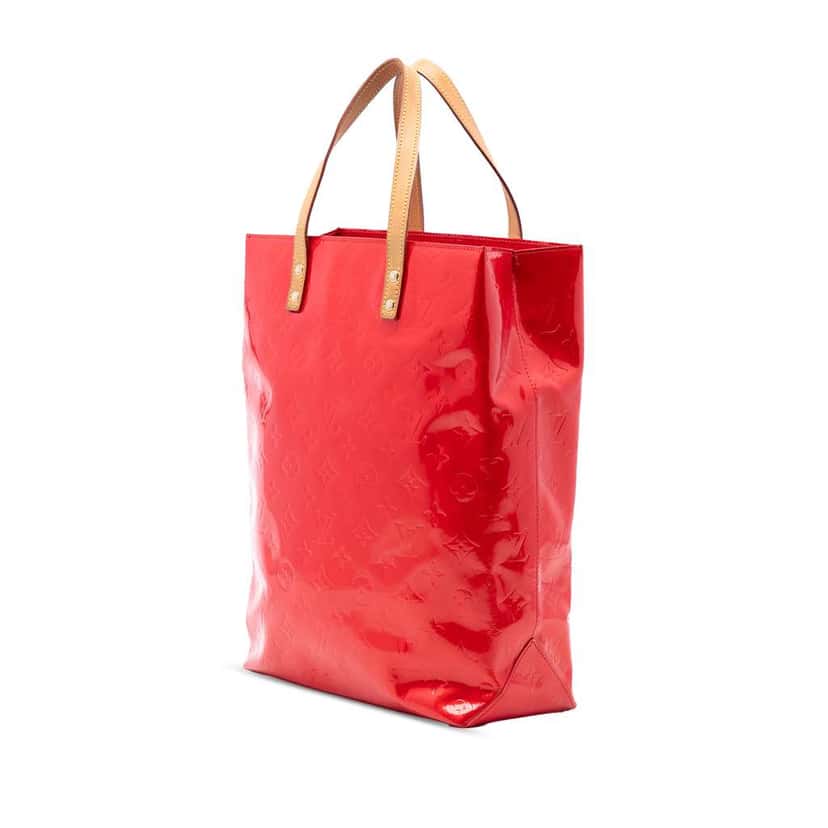 Louis Vuitton Monogram Vernis Reade MM Red Leather Very good condition - Back View