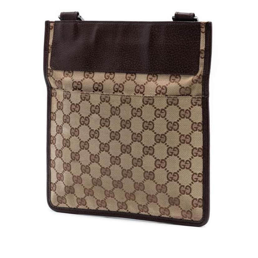 Gucci GG Canvas Crossbody Beige Canvas Very good condition - Back View