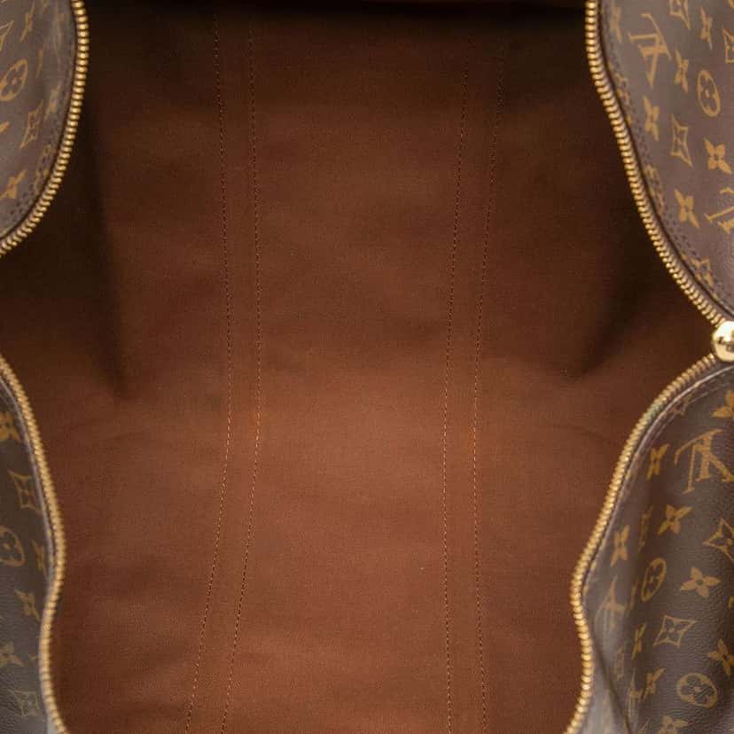 Louis Vuitton Monogram Keepall Bandouliere 55 Brown Good condition - Model View
