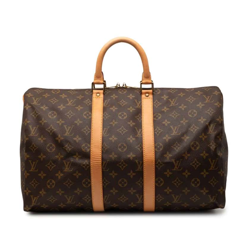 Louis Vuitton Monogram Keepall 45 Brown Very good condition - Front View