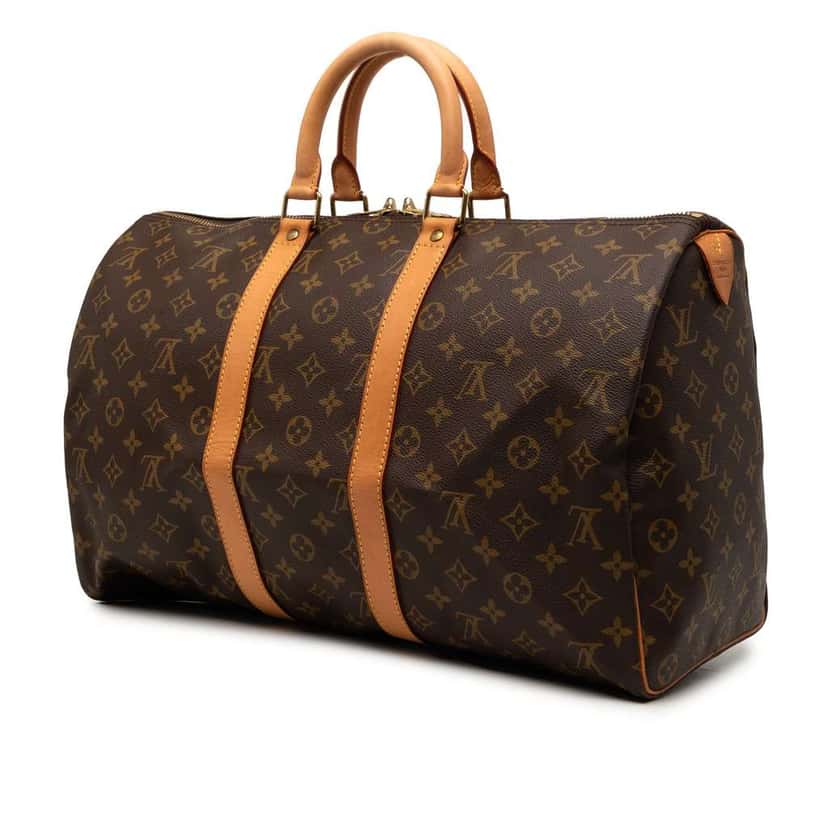 Louis Vuitton Monogram Keepall 45 Brown Very good condition - Back View