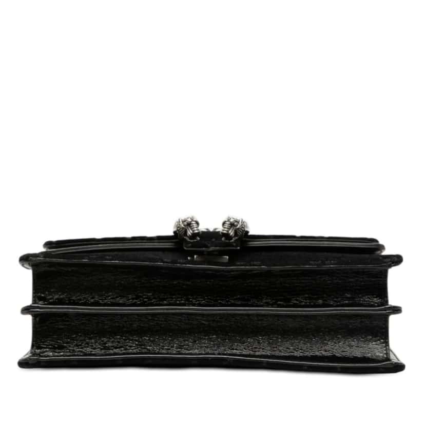 Gucci Medium GG Velvet Dionysus Shoulder Bag Black Velvet Very good condition - Inside View