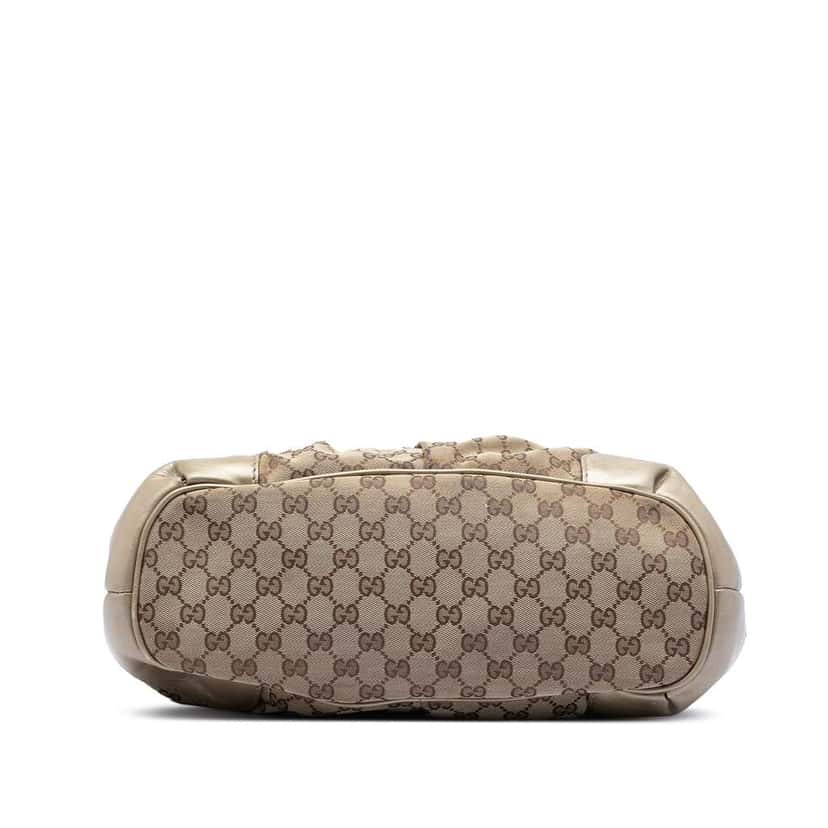 Gucci GG Canvas Sukey Satchel Beige Canvas Very good condition - Inside View