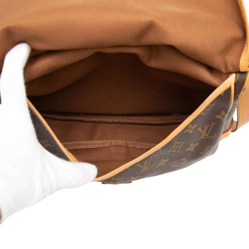 Louis Vuitton Monogram Saumur 30 Brown Very good condition - Model View