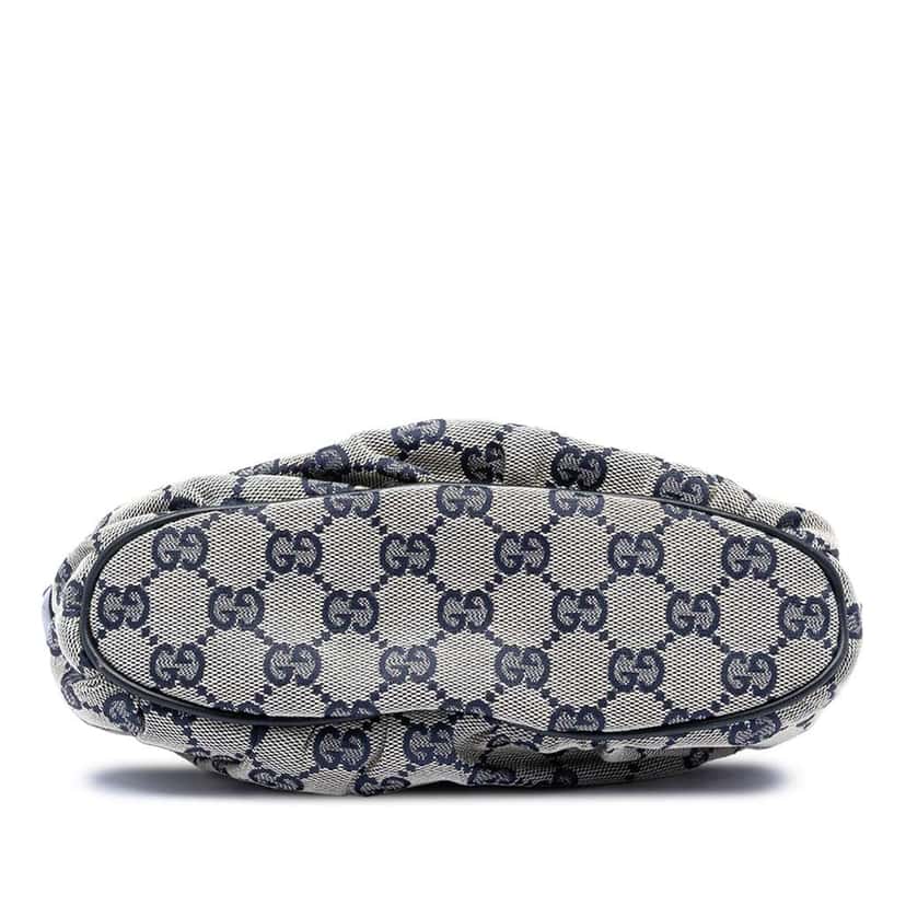 Gucci GG Canvas Web Handbag Beige Very good condition - Inside View