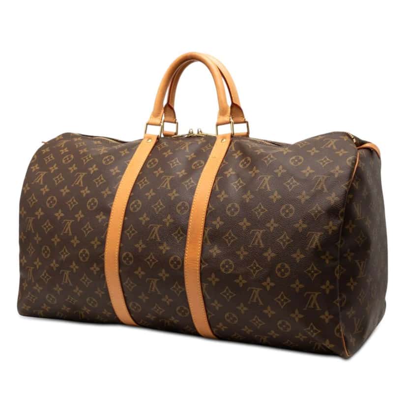 Louis Vuitton Monogram Keepall 55 Brown Very good condition - Back View
