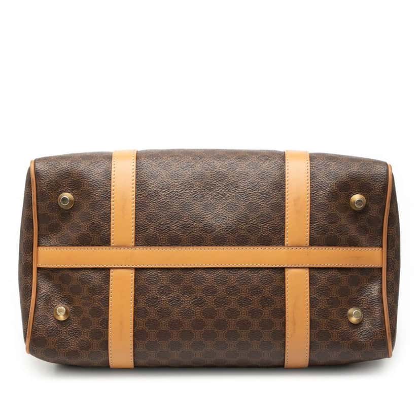 Celine Macadam Coated Canvas Boston Bag Brown Canvas Very good condition - Inside View