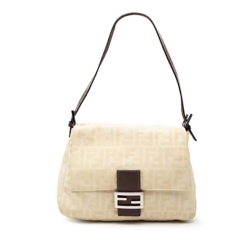 Fendi Zucca Canvas Mamma Forever Brown Canvas Very good condition - Front View