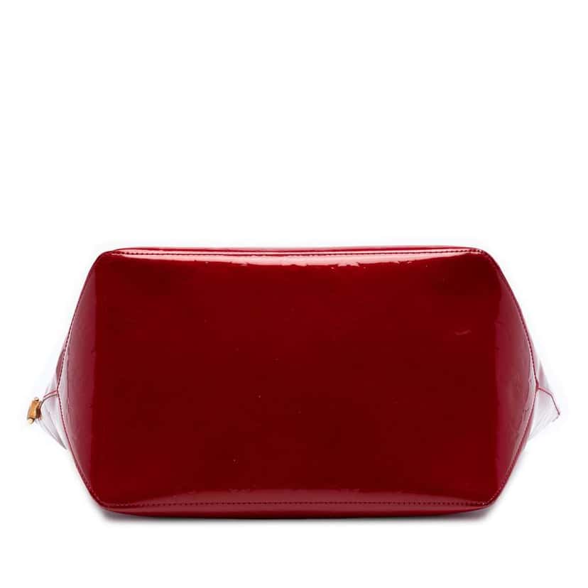 Louis Vuitton Monogram Vernis Bellevue GM Red Leather Very good condition - Inside View