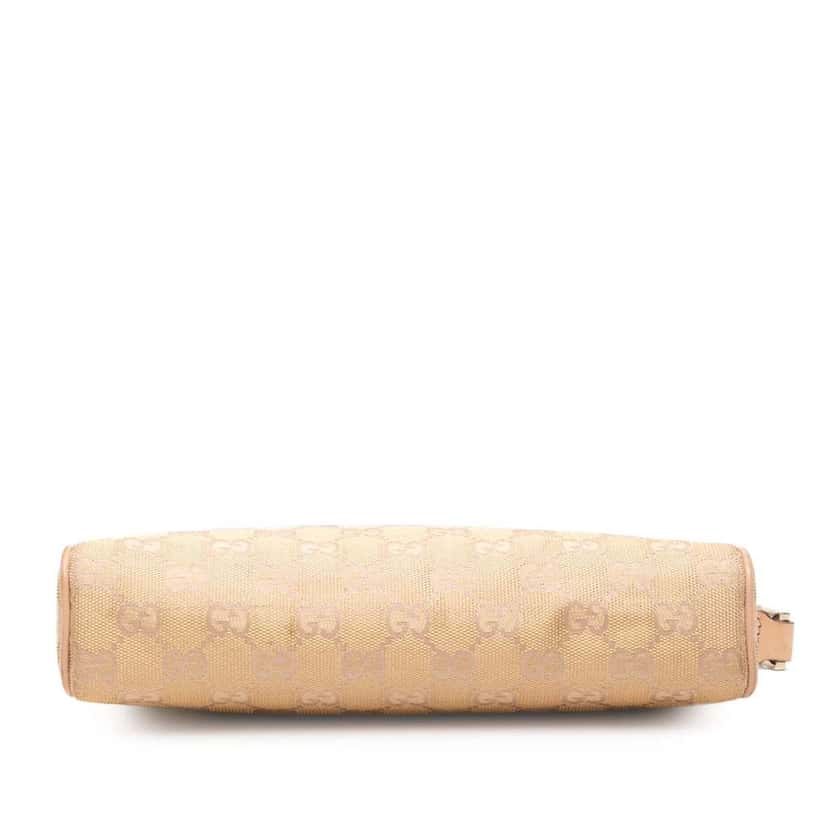 Gucci GG Canvas Abbey D Ring Pochette Beige Canvas Very good condition - Inside View