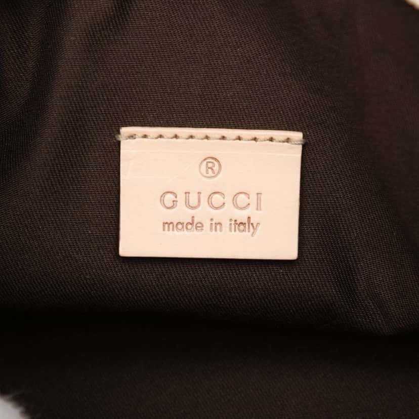Gucci GG Canvas Abbey D Ring Pochette Beige Canvas Very good condition - Box View