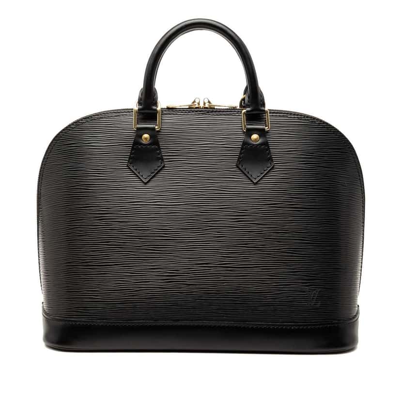 Louis Vuitton Epi Alma PM Black Leather Very good condition - Front View