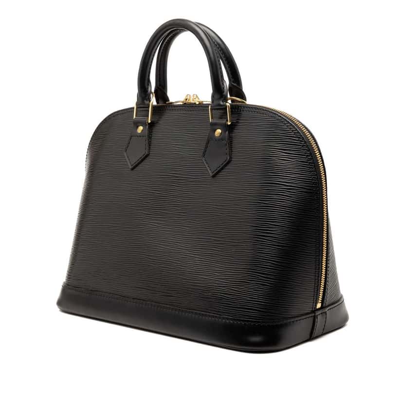 Louis Vuitton Epi Alma PM Black Leather Very good condition - Back View