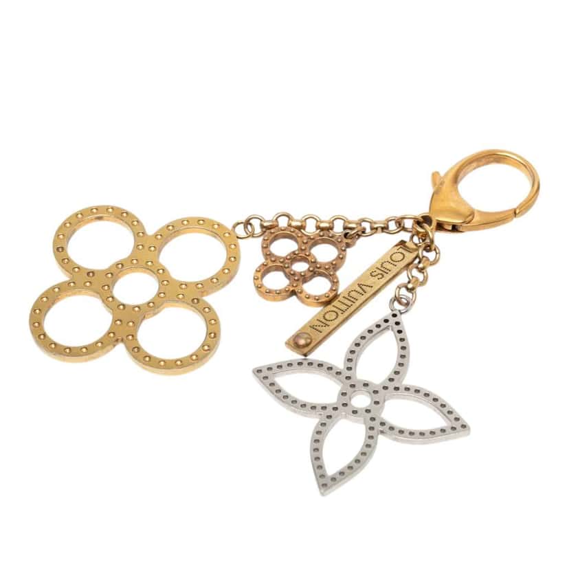 Louis Vuitton Gold Plated Bijoux Sac Tapage Bag Charm Gold Brass Very good condition - Back View