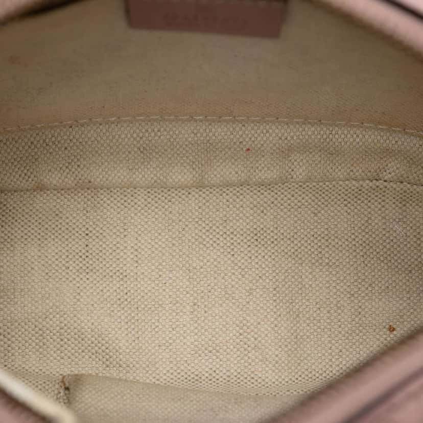 Gucci Metallic Microguccissima Sunshine Disco Camera Bag Pink Leather Very good condition - Model View
