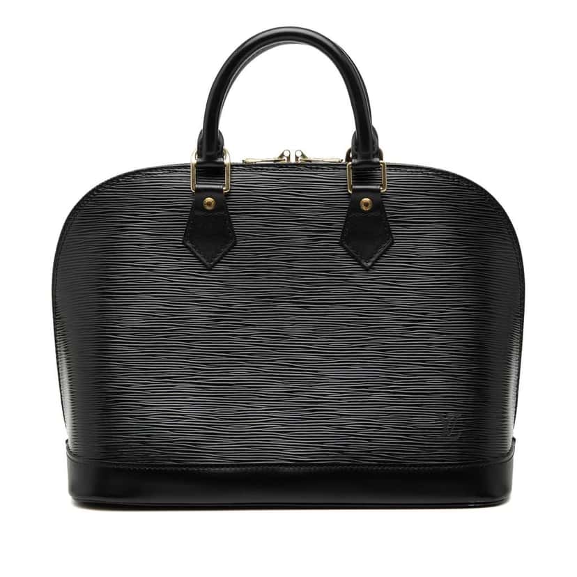 Louis Vuitton Epi Alma PM Black Leather Very good condition - Front View