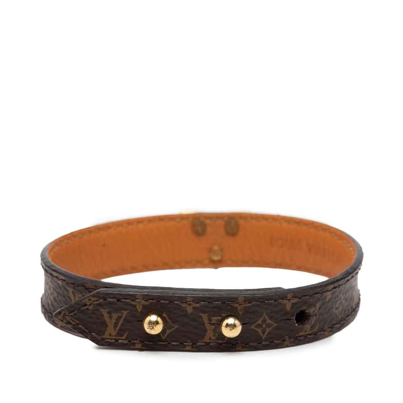 Louis Vuitton Monogram Essential V Bracelet Brown Very good condition - Inside View