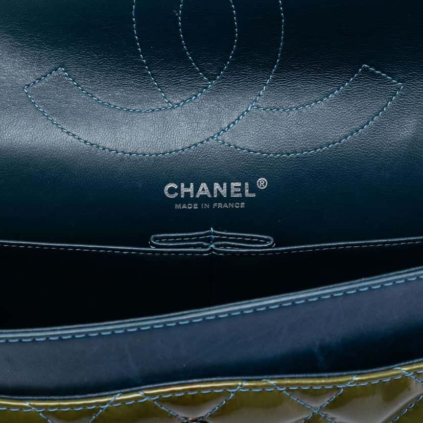 Chanel Quilted Patent Reissue 2.55 Double Flap 227 Brown Leather Very good condition - Box View