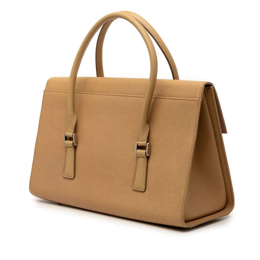 Burberry Leather Handbag Brown Leather Very good condition - Back View