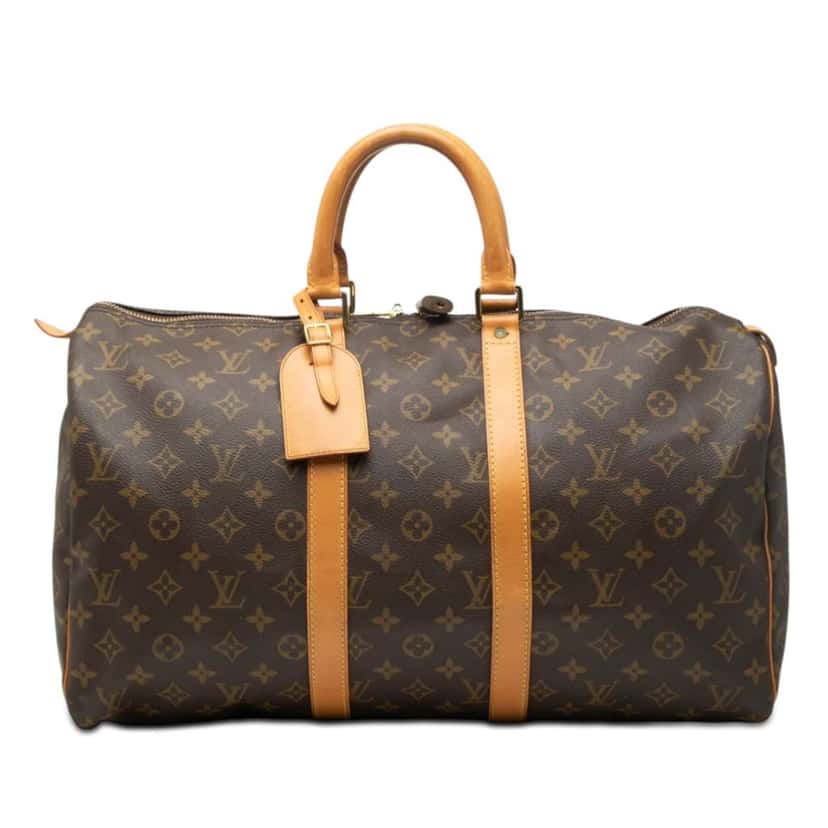 Louis Vuitton Monogram Keepall 45 Brown Good condition - Front View