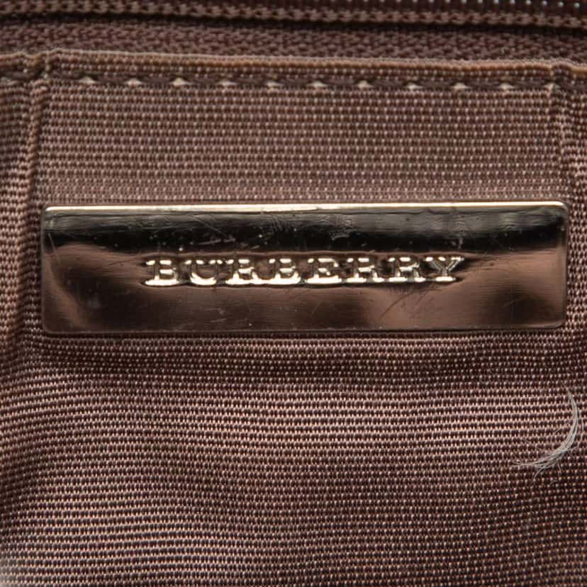 Burberry House Check Canvas Crossbody Beige Very good condition - Box View