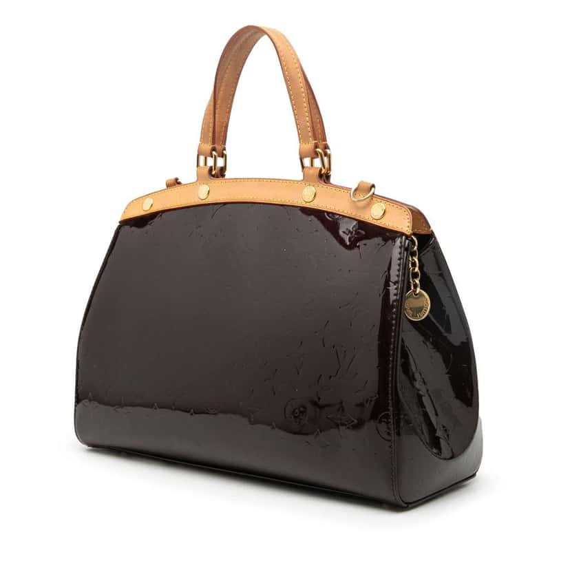 Louis Vuitton Monogram Vernis Brea MM Purple Leather Good condition - Back View