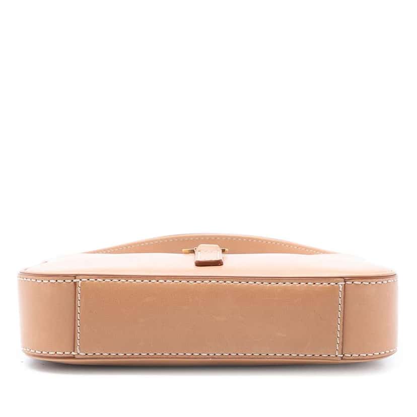 Saint Laurent Mini Smooth Calfskin Le 5 a 7 Brown Leather Very good condition - Inside View